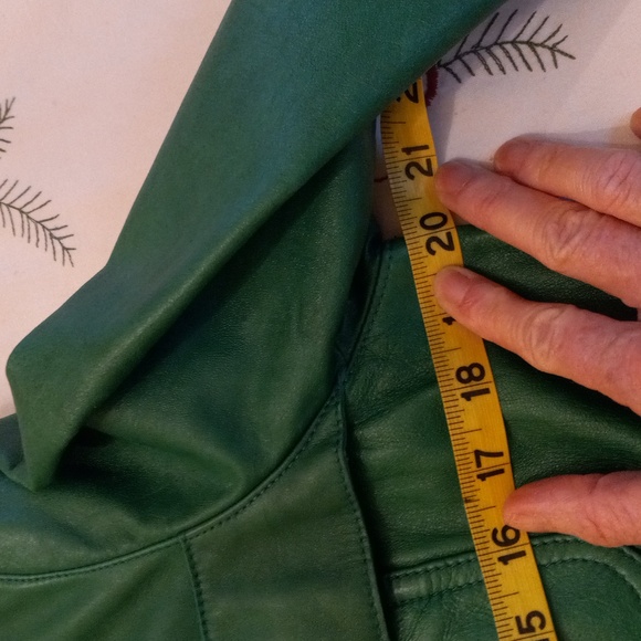 Doncaster Sport Kelly Green Leather Jacket - Picture 10 of 14